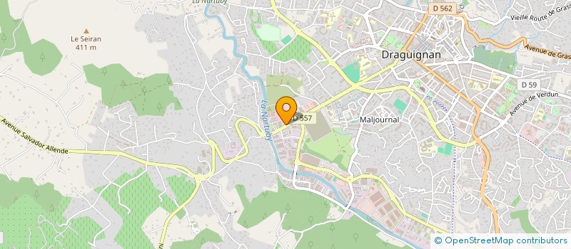 localisation de l'entreprise N JOHANN  DRAGUIGNAN