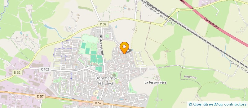 localisation de l'entreprise N'JOY EVENTS  BONCHAMP-LES-LAVAL