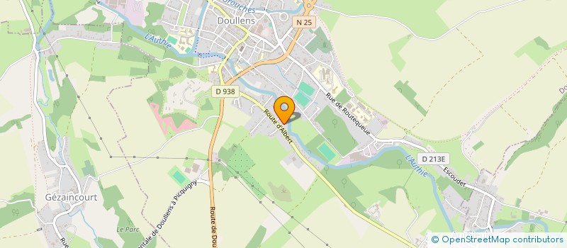 localisation de l'entreprise N K  DOULLENS