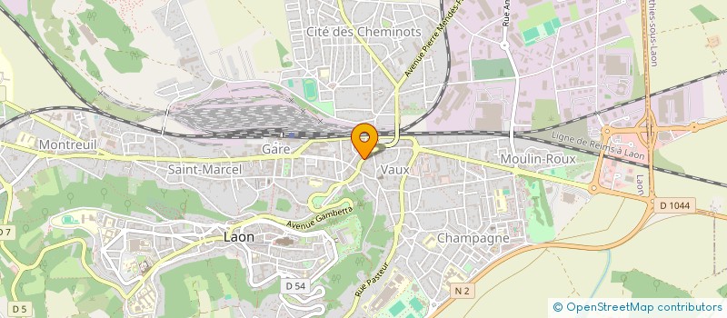 localisation de l'entreprise N K à LAON