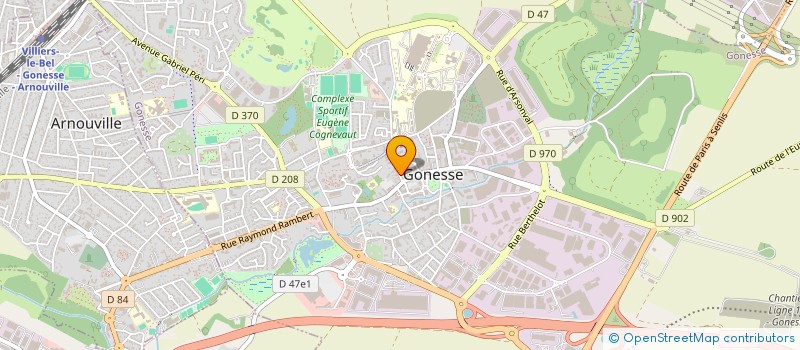 localisation de l'entreprise N K A  GONESSE