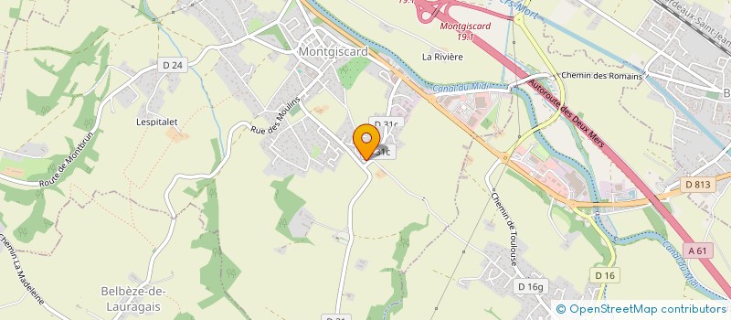 localisation de l'entreprise N K A à TOULOUSE