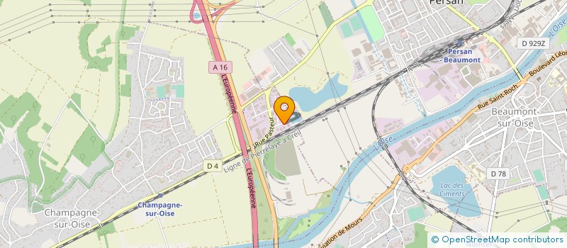 localisation de l'entreprise N.K. EXPERT AUTO  CHAMPAGNE-SUR-OISE