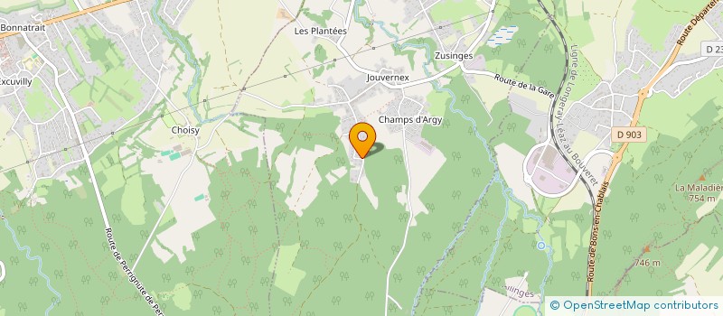 localisation de l'entreprise N.K.P BOIS  PERRIGNIER