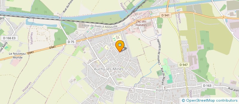 localisation de l'entreprise N.K.S IMMOBILIER  AUCHY-LES-MINES