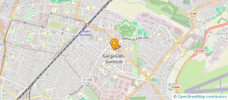 localisation de l'entreprise N'KAWAGUY VICTORIEUX  GARGES-LES-GONESSE