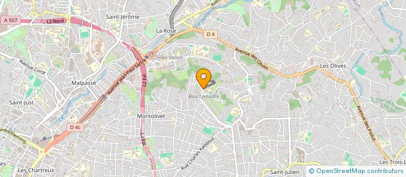 localisation de l'entreprise N&L à MARSEILLE