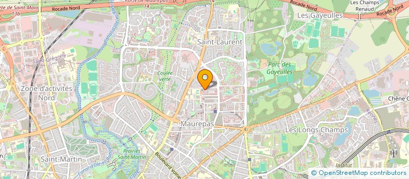 localisation de l'entreprise N.L.B  RENNES