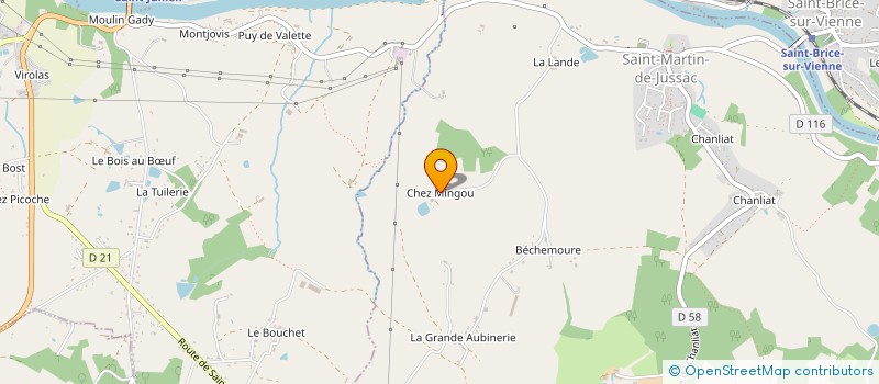 localisation de l'entreprise N.L. DECORATION  SAINT-MARTIN-DE-JUSSAC