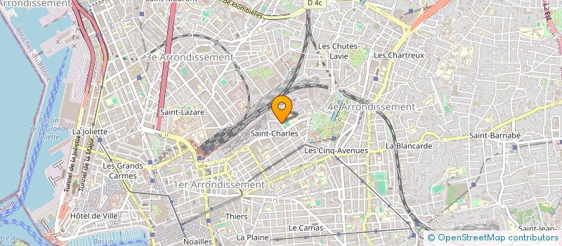 localisation de l'entreprise N.L.F. à MARSEILLE