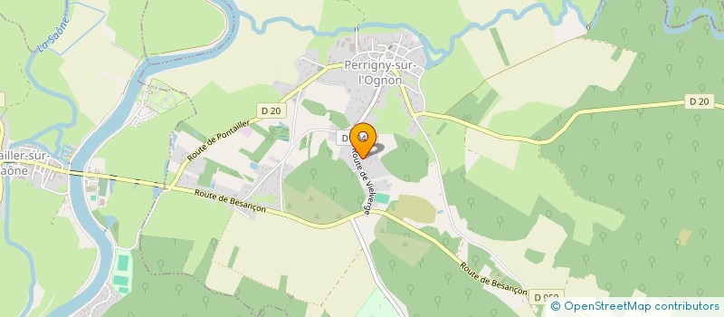 localisation de l'entreprise N&L INVEST  PERRIGNY-SUR-L'OGNON