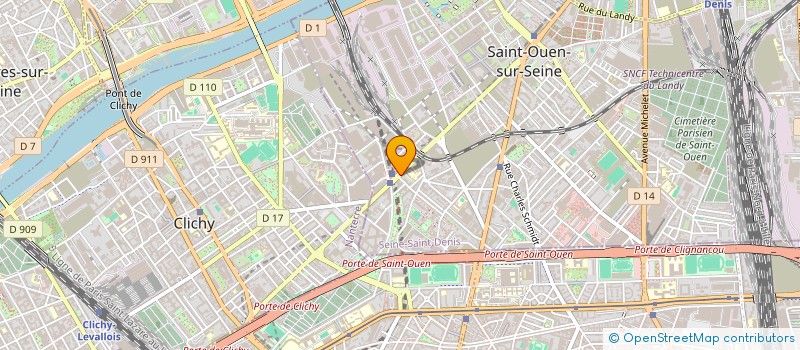 localisation de l'entreprise N L J à SAINT-OUEN-SUR-SEINE
