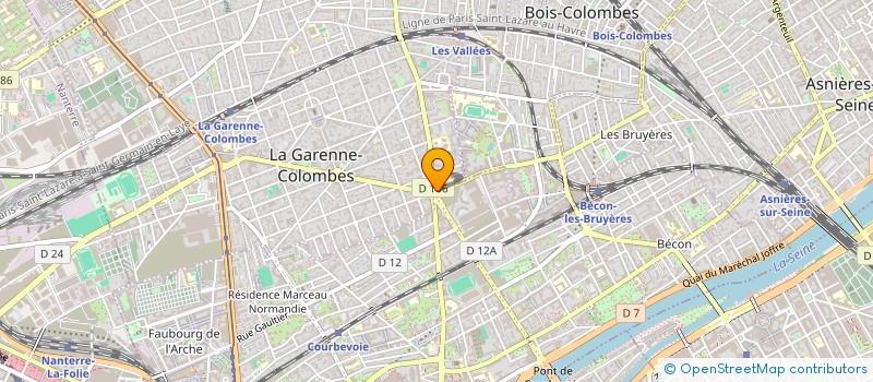 localisation de l'entreprise N L S  LA GARENNE-COLOMBES