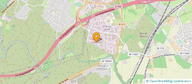 localisation de l'entreprise N.L.V. ROUSSILLON à ROQUEVAIRE