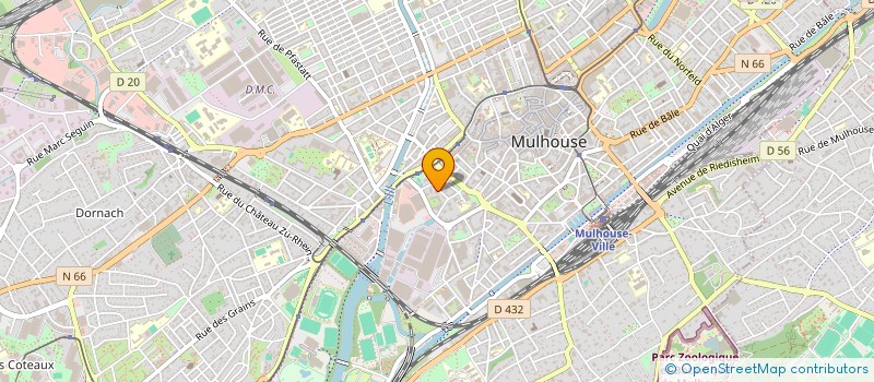 localisation de l'entreprise N'LEM  MULHOUSE