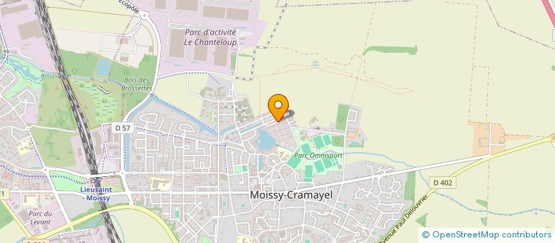 localisation de l'entreprise N-LM FINANCE à MOISSY-CRAMAYEL
