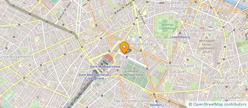 localisation de l'entreprise N.M.  PARIS