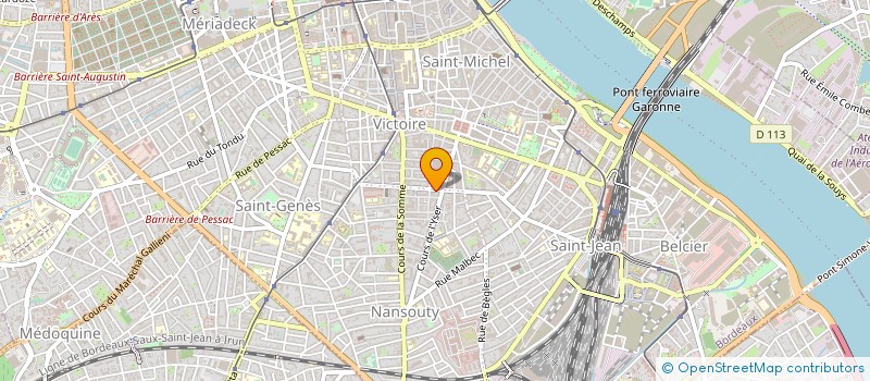 localisation de l'entreprise N&M à BORDEAUX