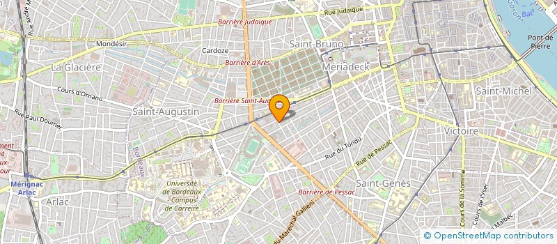 localisation de l'entreprise N M A à BORDEAUX