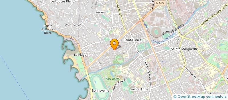 localisation de l'entreprise N.M. & ASSOCIES  MARSEILLE