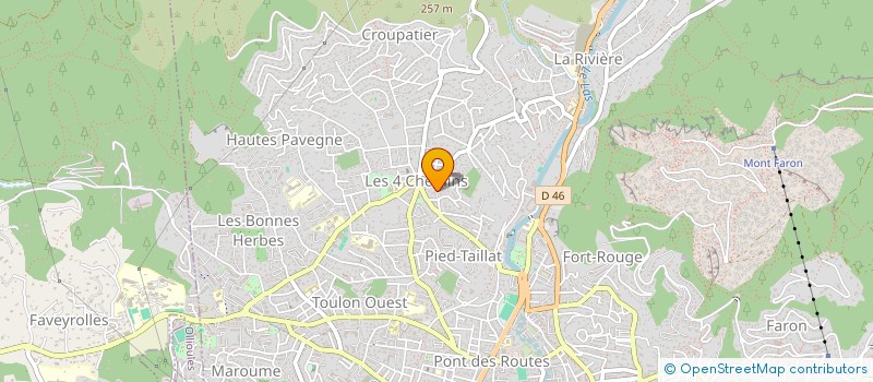 localisation de l'entreprise N&M BOXE 83  LE BEAUSSET