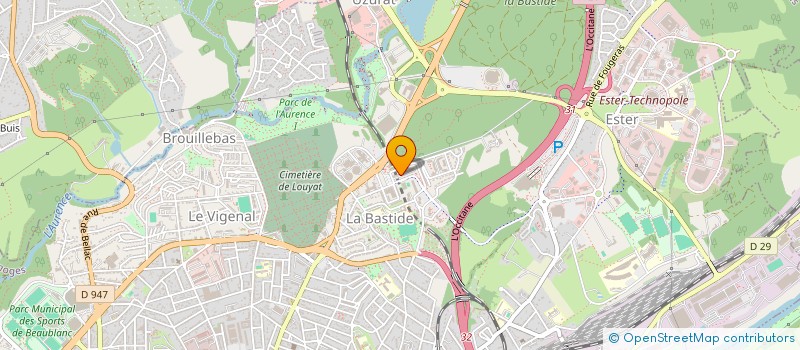 localisation de l'entreprise N.M COM à LIMOGES