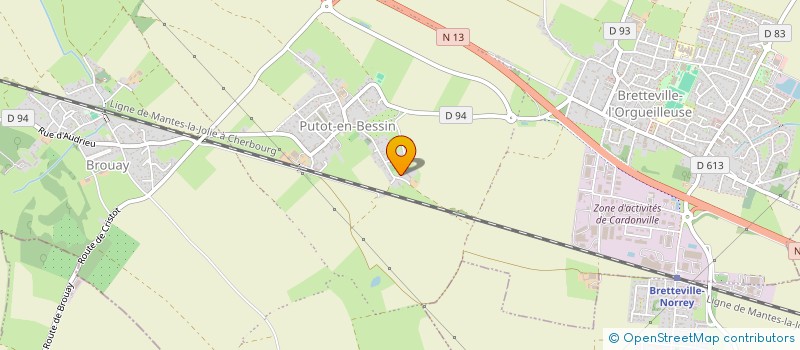 localisation de l'entreprise N.M CONCEPT  THUE ET MUE