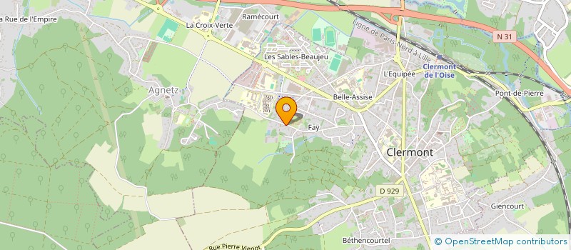 localisation de l'entreprise N&M CONSULTING  CLERMONT