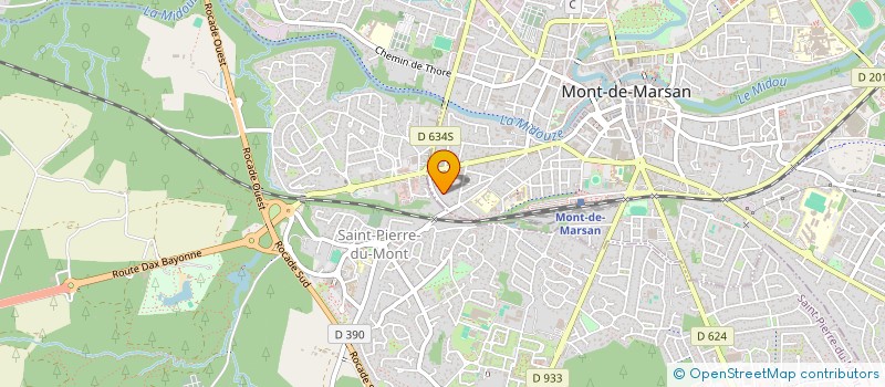 localisation de l'entreprise N M DISTRIBUTION à MONT-DE-MARSAN