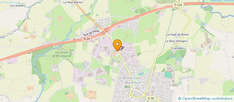 localisation de l'entreprise N M ENERGIES  LA MEZIERE