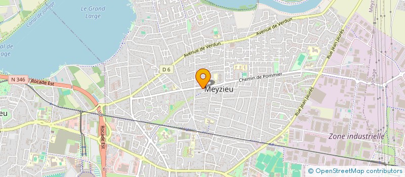 localisation de l'entreprise N.M.G.  MEYZIEU