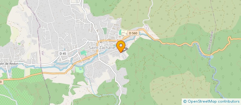 localisation de l'entreprise N.M HOLDING  SAINT-ZACHARIE