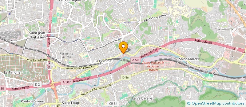 localisation de l'entreprise N&M HOLDING à MARSEILLE