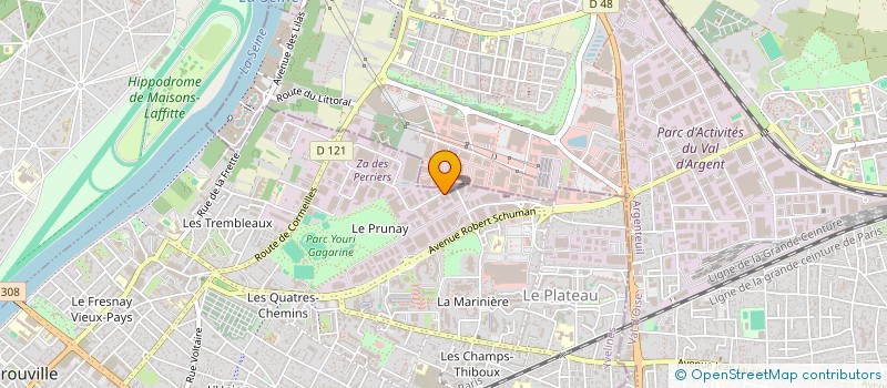 localisation de l'entreprise N&M INVEST  SARTROUVILLE