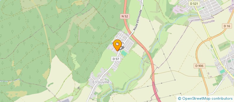 localisation de l'entreprise N.M.O.H.  ERROUVILLE