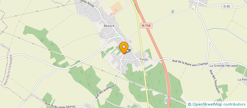 localisation de l'entreprise N.M.P.  MARCILLY-LA-CAMPAGNE