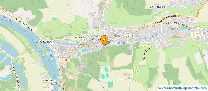 localisation de l'entreprise N M R  BOIS-GUILLAUME