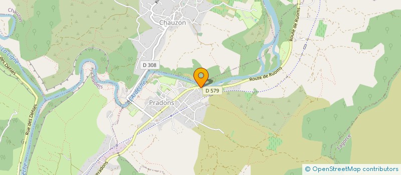 localisation de l'entreprise N M S à GROSPIERRES