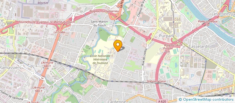 localisation de l'entreprise N M T à TOULOUSE