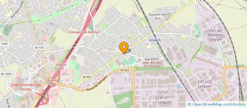 localisation de l'entreprise N MOINS 1 à LESQUIN