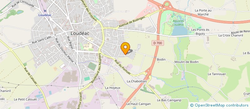 localisation de l'entreprise N MOY INVESTISSEMENT à LOUDEAC