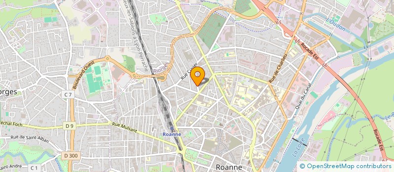 localisation de l'entreprise N'MULTISERVICES à ROANNE