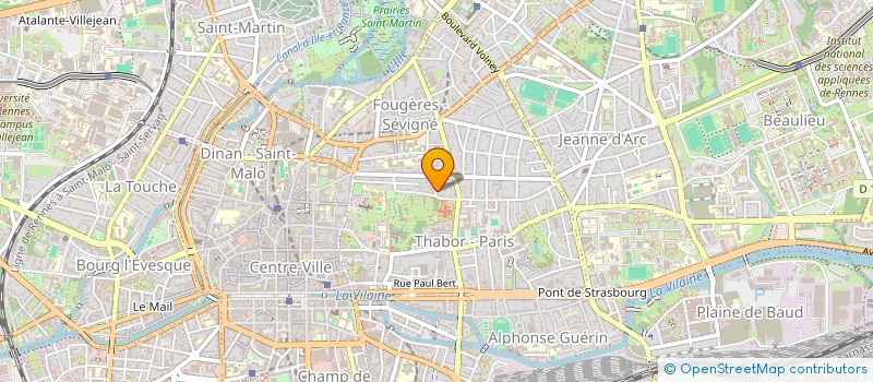 localisation de l'entreprise N & N  RENNES