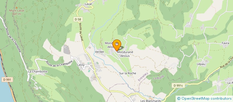 localisation de l'entreprise N&N  ENTRELACS