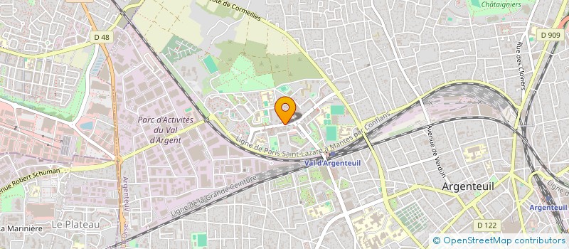 localisation de l'entreprise N.N.K. DISTRIBUTION à ARGENTEUIL