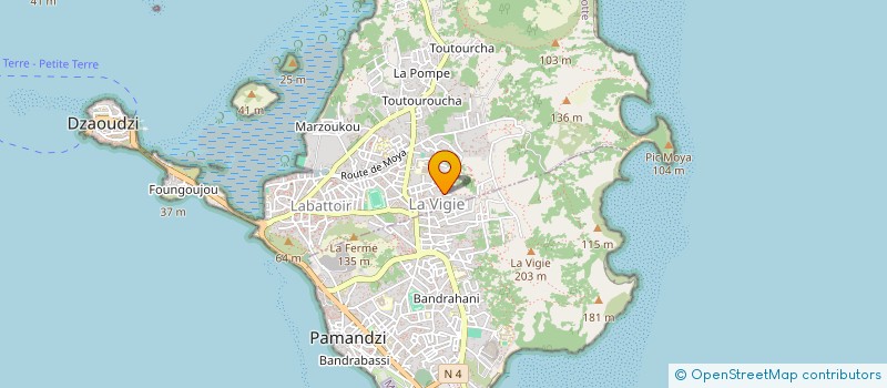 localisation de l'entreprise N&N SAS à DZAOUDZI