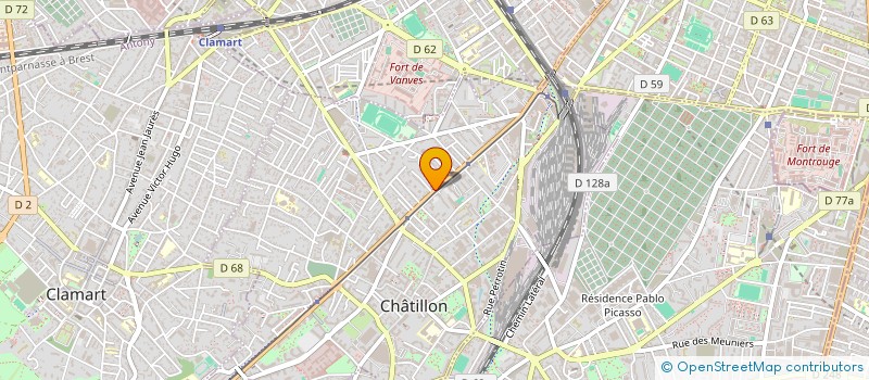 localisation de l'entreprise N & N SECTOR à CHATILLON
