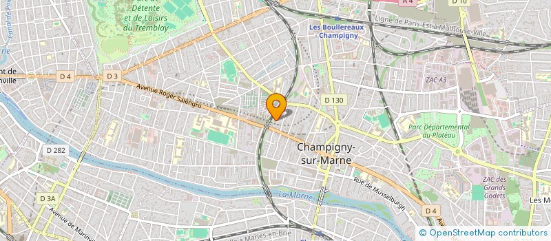 localisation de l'entreprise N&N TAPISSIER  CHAMPIGNY-SUR-MARNE