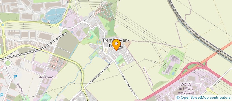 localisation de l'entreprise N&N TRANS SERVICES à TREMBLAY-EN-FRANCE