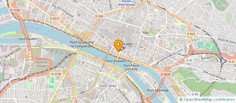 localisation de l'entreprise N.O.A. ORENSTEIN DE COUESSIN AVOCATS  ROUEN